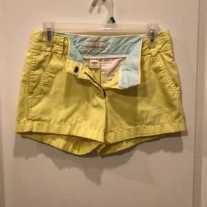 J. Crew Yellow Chino Short